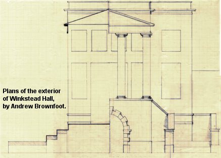 Plans of Winkstead Hall exterior